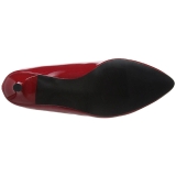 Rojo Charol 6,5 cm KITTEN-01 zapatos de salón tallas grandes