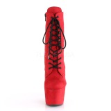 Rojo Polipiel 18 cm ADORE-1020FS botines con cordones