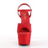 Rojo Polipiel 18 cm ADORE-709FS sandalias de tacón alto