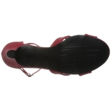 Rojo Polipiel 7,5 cm DIVINE-435 sandalias tallas grandes