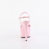 Rosa 15 cm GLEAM-609 Zapatos plataforma con tacones