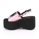Rosa 9 cm Demonia FUNN-32 zapatos plataforma lolita