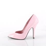 Rosa Charol 13 cm SEDUCE-420V zapatos de salón puntiagudos
