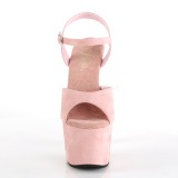 Rosa Polipiel 18 cm ADORE-709FS sandalias de tacón alto