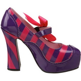 Rosa Purpura 13 cm KITTY-32 Zapatos de tacón altos mujer