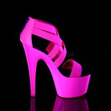 Rosa neon 18 cm Pleaser ADORE-769UV Zapatos con tacones pole dance