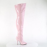 Rosas 13 cm SEDUCE-3000WC botas altas de ca�a ancha el�sticos