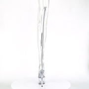 Transparente 18 cm ADORE-3021 over knee botas altas con tacn
