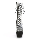 Transparente 18 cm ADORE-700-60FS botas plataforma exotic pole dance