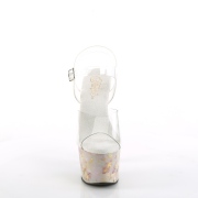 Transparente 18 cm ADORE-708MB Zapatos con tacones pole dance