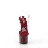 Transparente 18 cm ADORE-708MPP Zapatos con tacones pole dance