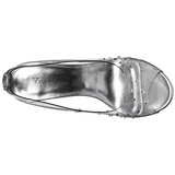 Transparente Cristal 10,5 cm CLEARLY-420 Zapato Salón para Fiesta con Tacón