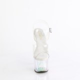 Transparentes 18 cm ADORE-708HT Coloridos plataforma sandalias tac�n alto