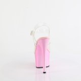 Transparentes 18 cm ADORE-708HT Rosa plataforma sandalias tacn alto