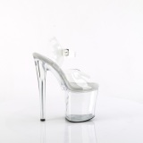 Transparentes 20 cm NAUGHTY-8083 Acrilico plataforma sandalias de tac�n alto
