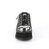 Vegan 7 cm GRAVEDIGGER-04 Zapatos de Goticas Hombres Plataforma