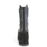 Vegano 11,5 cm KERA-130 demoniacult botines alternativo plataforma negro