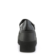Vegano 11,5 cm SHAKER-23 demonia zapatos alternativo plataforma negro