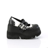Vegano 11,5 cm SHAKER-27 demoniacult zapatos alternativo plataforma negro