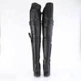 Vegano 13 cm SEDUCE-3080 botas altas tac�n aguja con hebilla