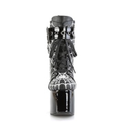 Vegano 14 cm TORMENT-51 demoniacult botines alternativo plataforma negro