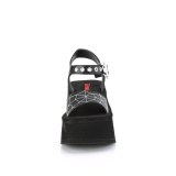 Vegano 6,5 cm DemoniaCult FUNN-10 zapatos plataforma lolita emo