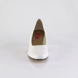 Vegano 6 cm FEFE-01 zapatos de salón para hombres y drag queens blanco
