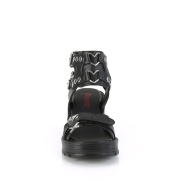 Vegano 7 cm DemoniaCult BRATTY-07 zapatos plataforma chunky tacones