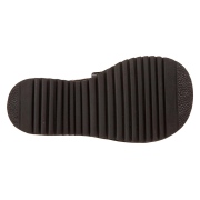 Vegano 8,5 cm DemoniaCult DOLLIE-01 zapatos de salón mary jane negros