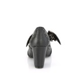 Vegano 8 cm VIVIKA-32 zapatos de salón maryjane con alas de murciélago