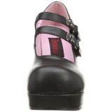 Vegano 9,5 cm DemoniaCult GOTHIKA-09 zapatos plataforma lolita
