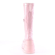 Vegano rosa 12 cm STOMP-200 botas cyberpunk plataforma de cuñas