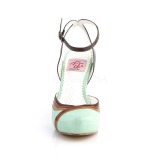 Verde 11,5 cm retro vintage CUTIEPIE-01 Pinup sandalias con plataforma escondida