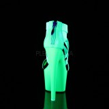 Verde neon 18 cm Pleaser ADORE-769UV Zapatos con tacones pole dance