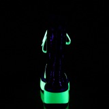 Verde neon 5 cm EMILY-350 botines cyberpunk plataforma