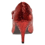 Zapato de salón mary jane glitter 8 cm DOROTHY zapatos de princesa cosplay